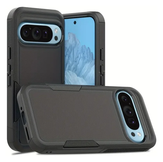 Google Pixel 10 / 10 Pro Hoesje Schokbestendige Hardcase Back Cover Zwart afbeelding 1