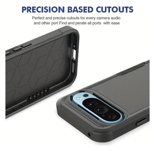 Google Pixel 10 / 10 Pro Hoesje Schokbestendige Hardcase Back Cover Zwart afbeelding 4