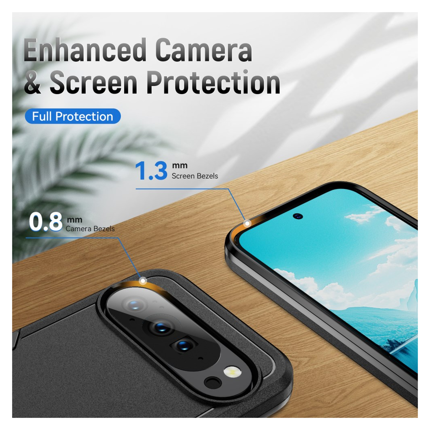 Google Pixel 10 Pro XL Hoesje Schokbestendige Hardcase Back Cover Zwart afbeelding 7