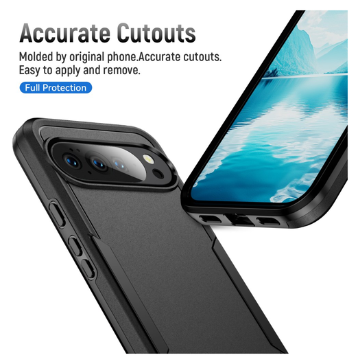 Google Pixel 10 Pro XL Hoesje Schokbestendige Hardcase Back Cover Zwart afbeelding 8