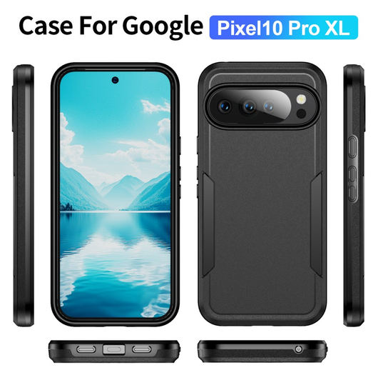 Google Pixel 10 Pro XL Hoesje Schokbestendige Hardcase Back Cover Zwart afbeelding 9