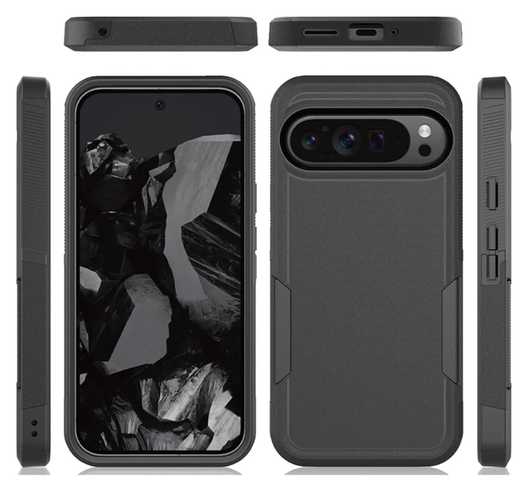 Google Pixel 10 Pro XL Hoesje Schokbestendige Hardcase Back Cover Zwart afbeelding 2