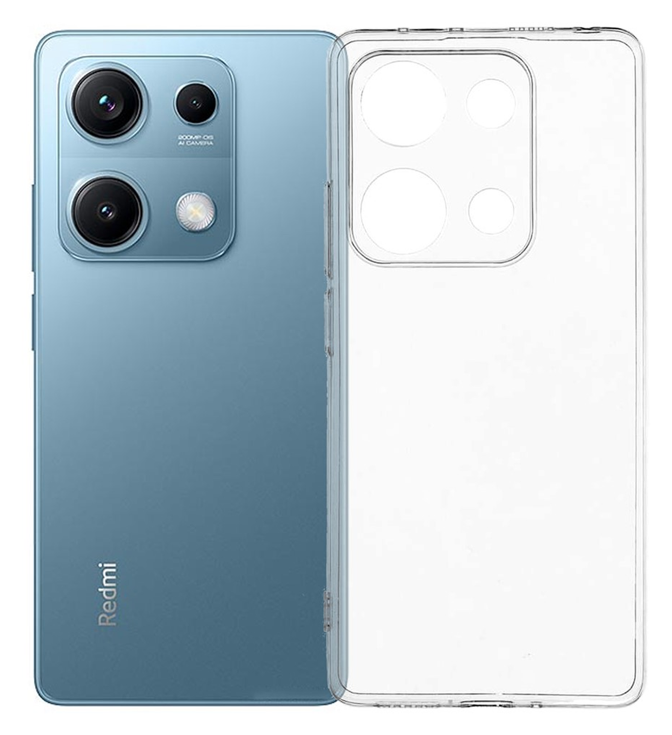 Xiaomi Redmi Note 14S Hoesje Dun TPU Back Cover Transparant afbeelding 1