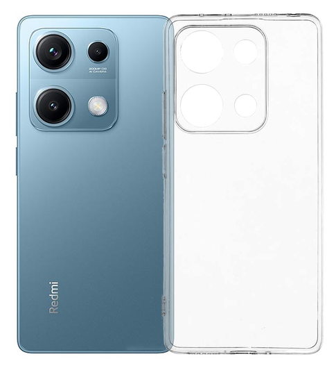 Xiaomi Redmi Note 14S Hoesje Dun TPU Back Cover Transparant afbeelding 1