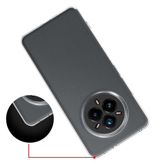 Realme 14 Pro Hoesje Dun TPU Back Cover Transparant afbeelding 4
