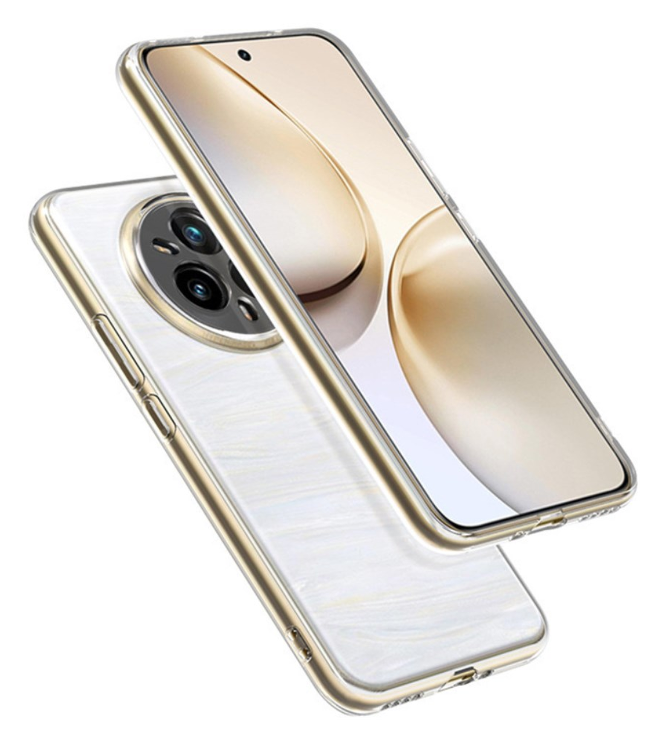 Realme 14 Pro Plus Hoesje Dun TPU Back Cover Transparant afbeelding 2