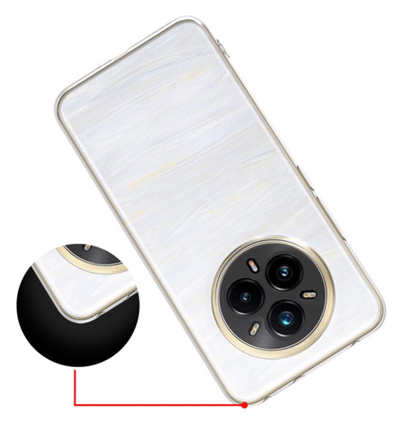 Realme 14 Pro Plus Hoesje Dun TPU Back Cover Transparant afbeelding 4