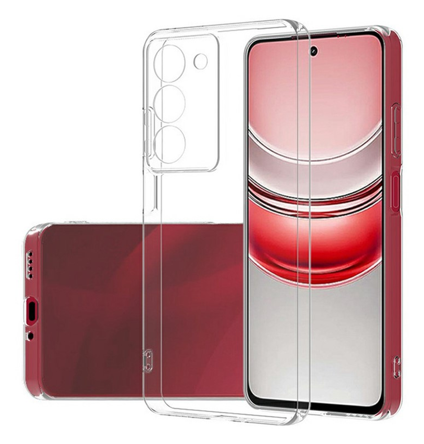 Realme 14X Hoesje Dun TPU Back Cover Transparant afbeelding 1
