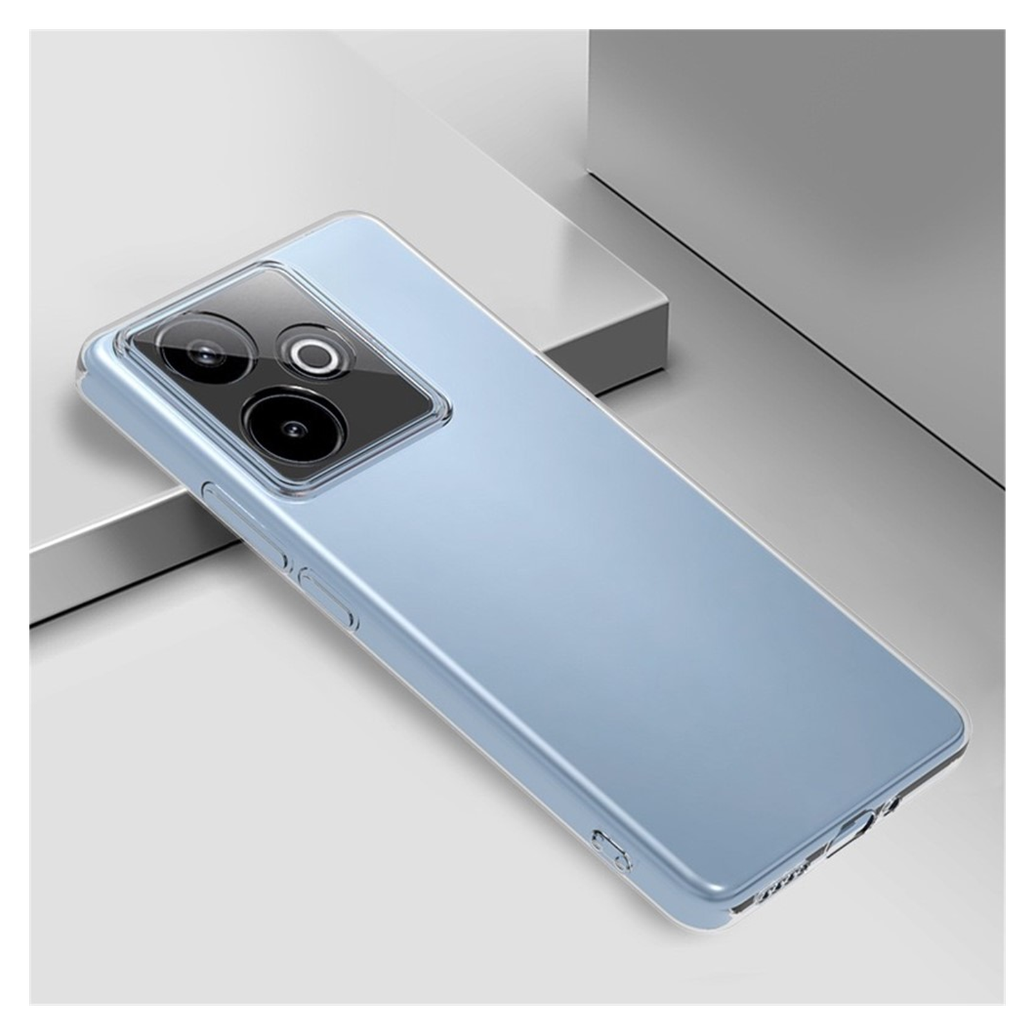 Realme GT 7T Hoesje Dun TPU Back Cover Transparant afbeelding 3