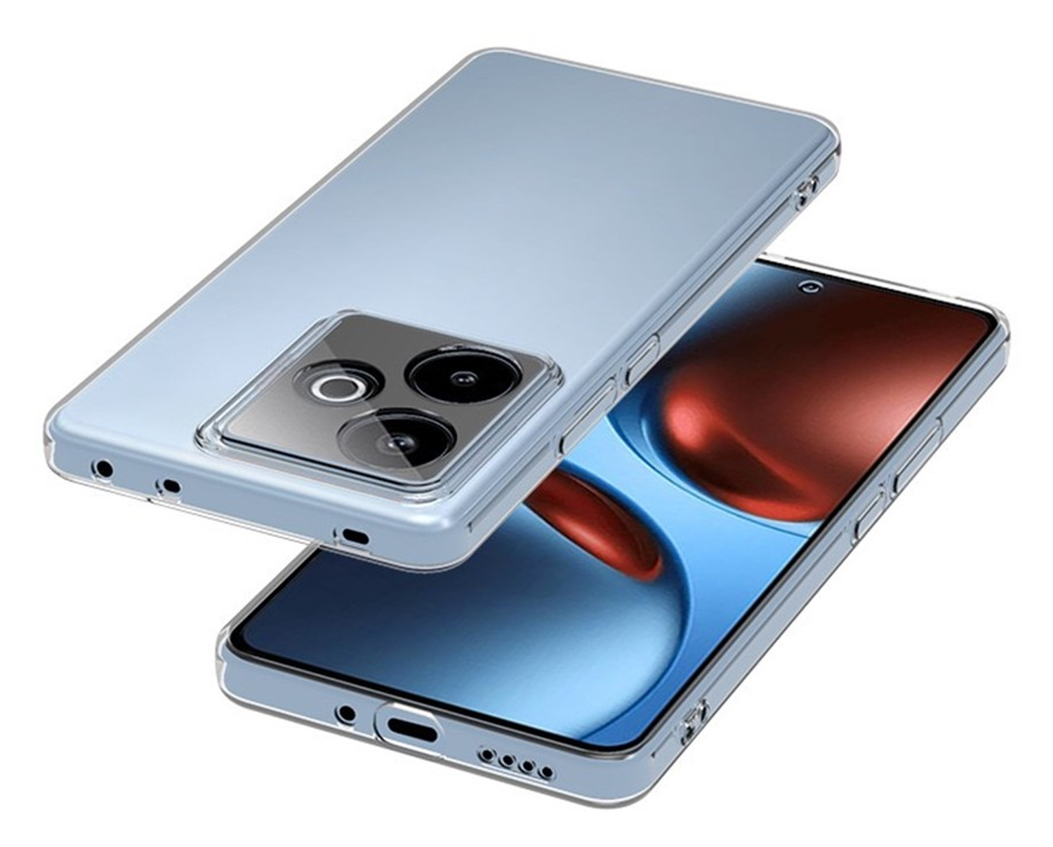 Realme GT 7T Hoesje Dun TPU Back Cover Transparant afbeelding 5