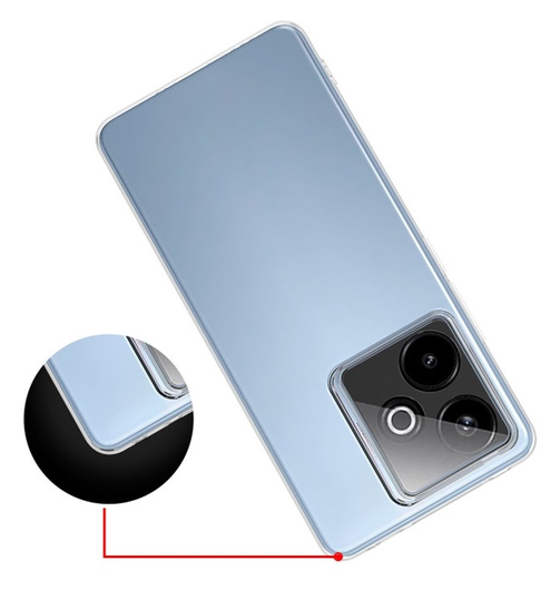 Realme GT 7T Hoesje Dun TPU Back Cover Transparant afbeelding 4