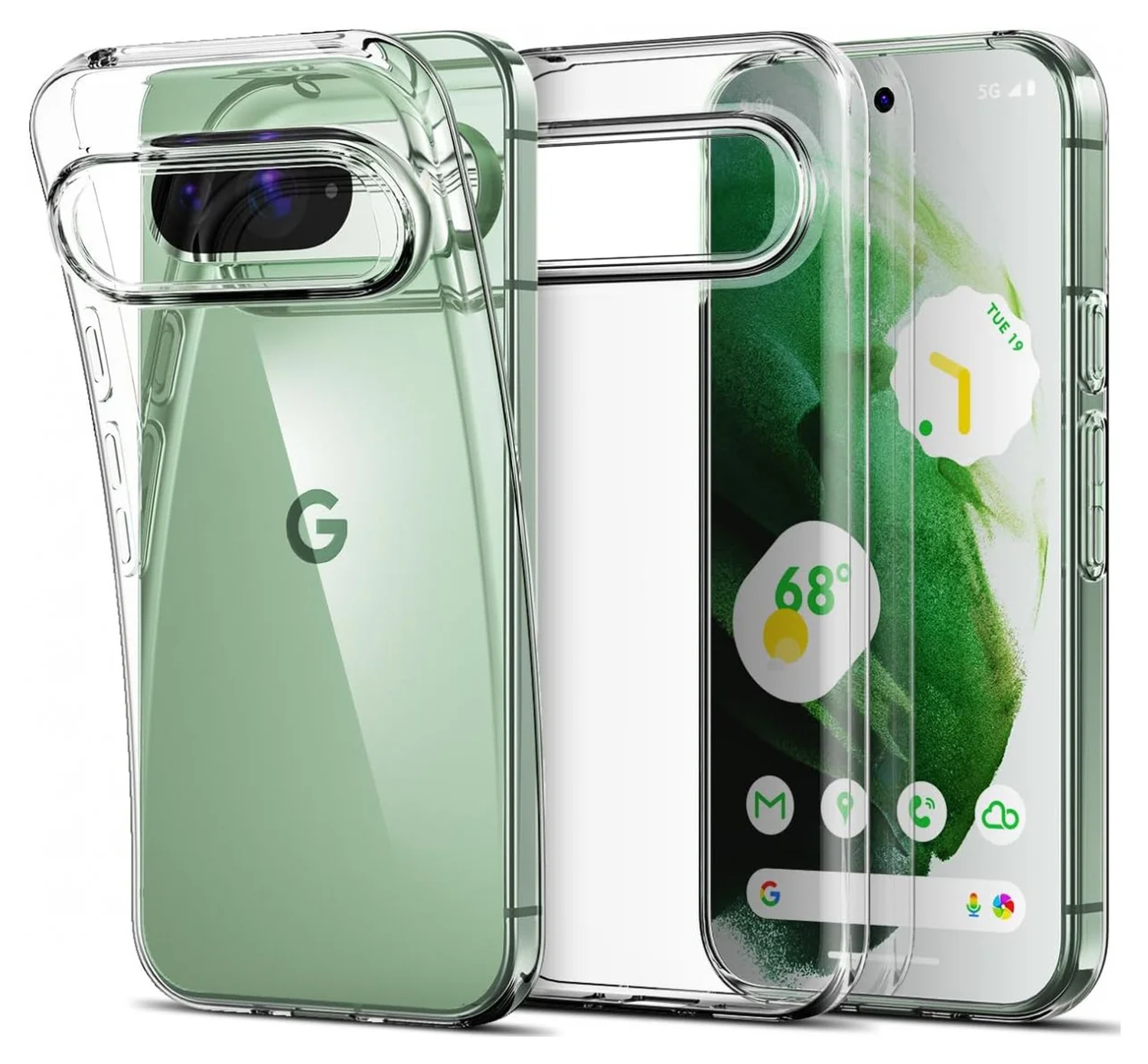 Google Pixel 10 Hoesje Dun TPU Back Cover Transparant afbeelding 1
