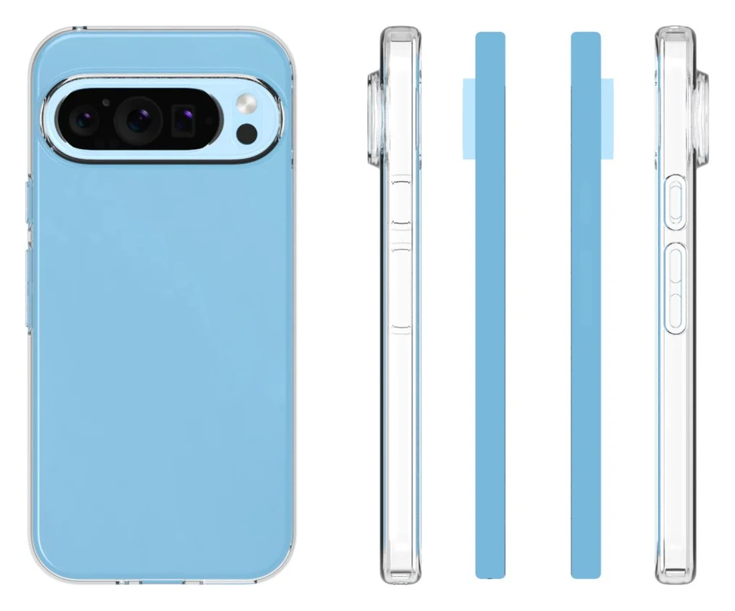 Google Pixel 10 Hoesje Dun TPU Back Cover Transparant afbeelding 7