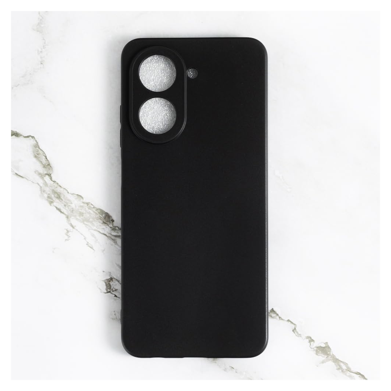 Xiaomi Redmi A5 Hoesje Dun TPU Back Cover Matte Zwart afbeelding 3
