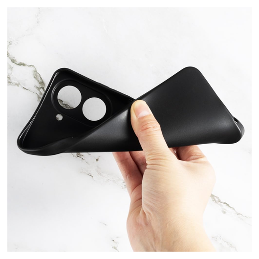 Xiaomi Redmi A5 Hoesje Dun TPU Back Cover Matte Zwart afbeelding 4