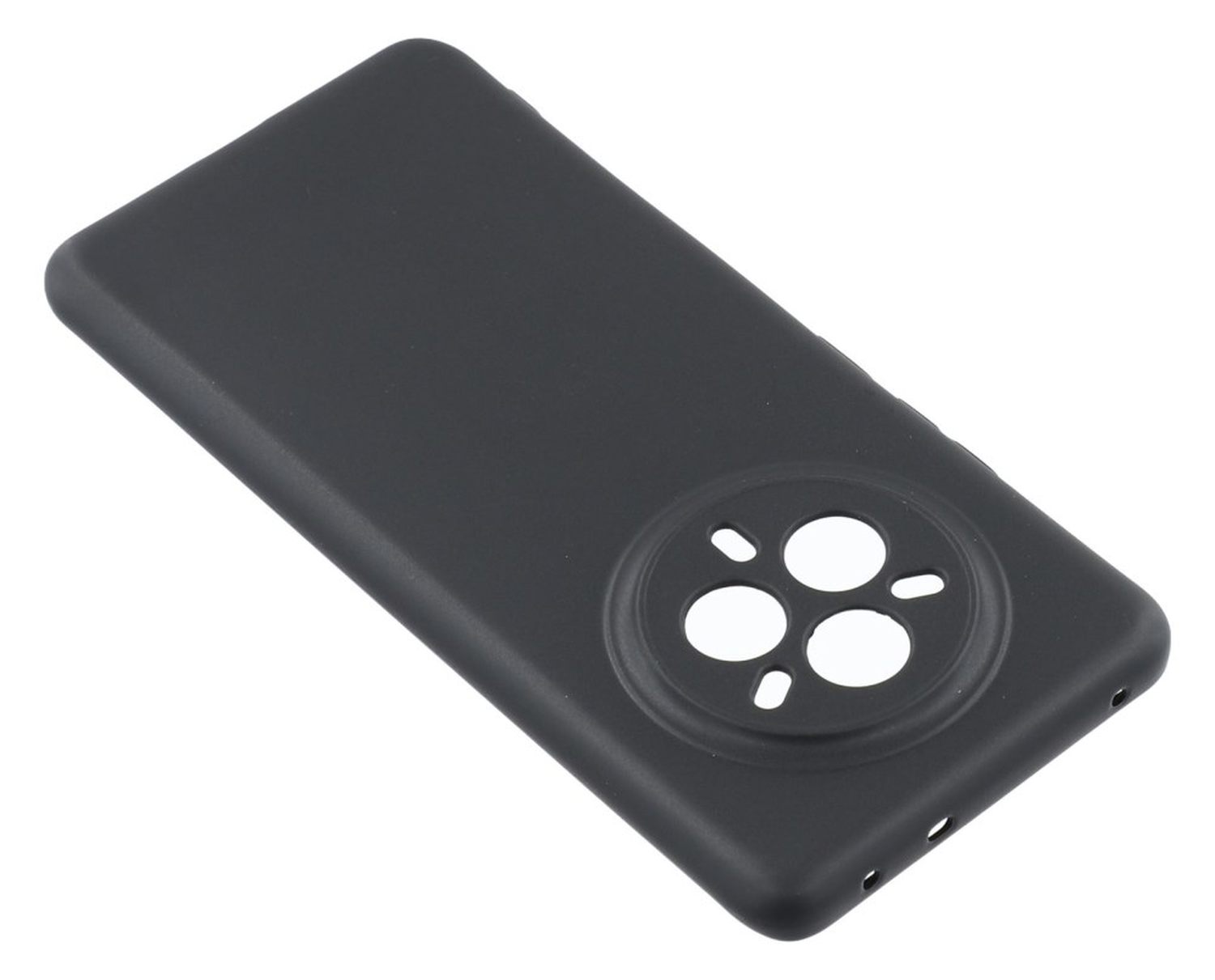 Realme 14 Pro Hoesje Dun TPU Back Cover Matte Zwart afbeelding 5