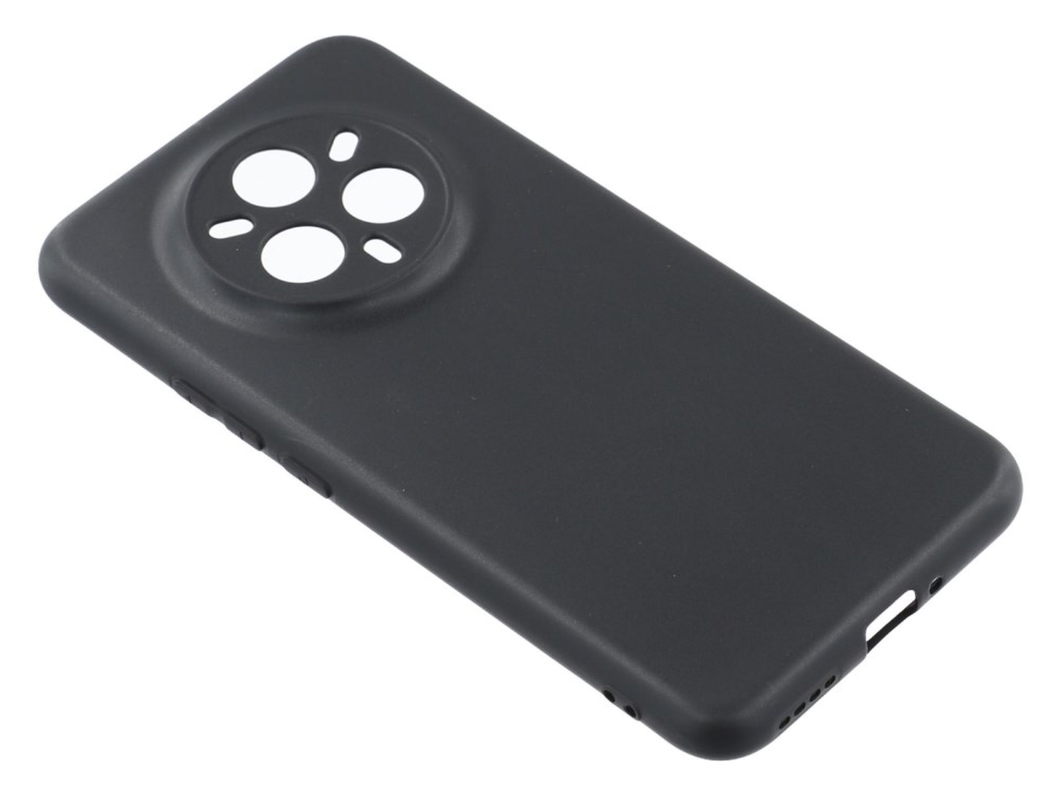 Realme 14 Pro Plus Hoesje Dun TPU Back Cover Matte Zwart afbeelding 5