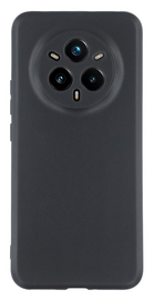 Realme 14 Pro Plus Hoesje Dun TPU Back Cover Matte Zwart