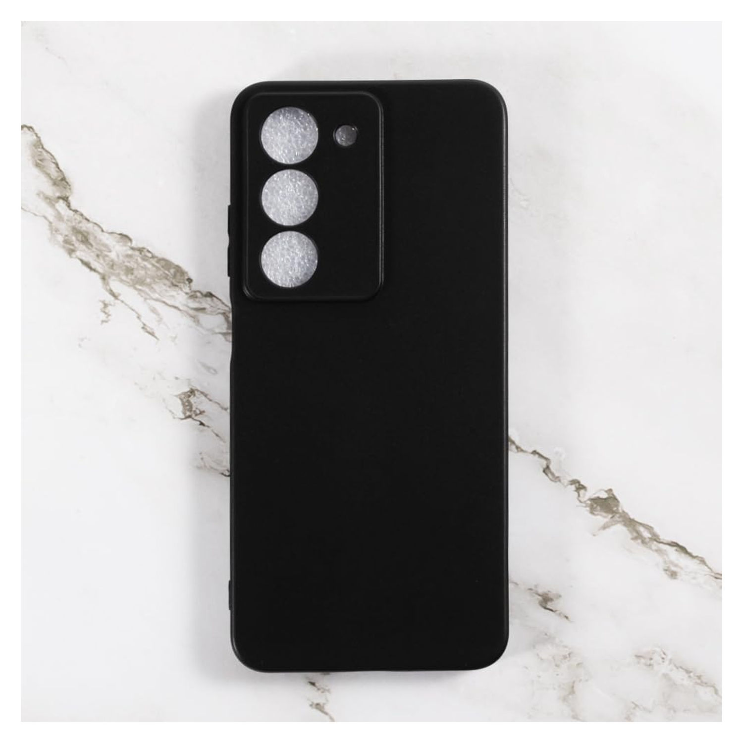 Realme 14X Hoesje Dun TPU Back Cover Matte Zwart afbeelding 2
