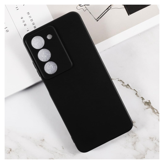 Realme 14X Hoesje Dun TPU Back Cover Matte Zwart afbeelding 4