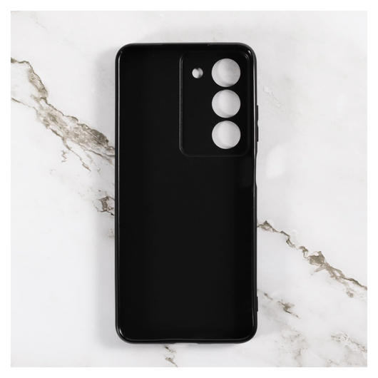 Realme 14X Hoesje Dun TPU Back Cover Matte Zwart afbeelding 6
