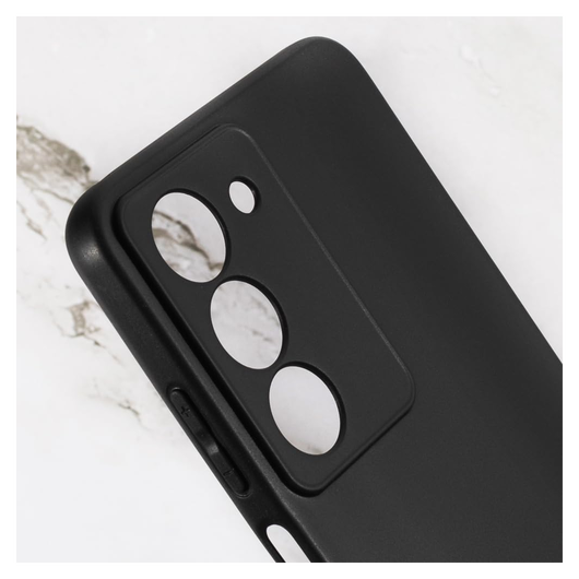 Realme 14X Hoesje Dun TPU Back Cover Matte Zwart afbeelding 7