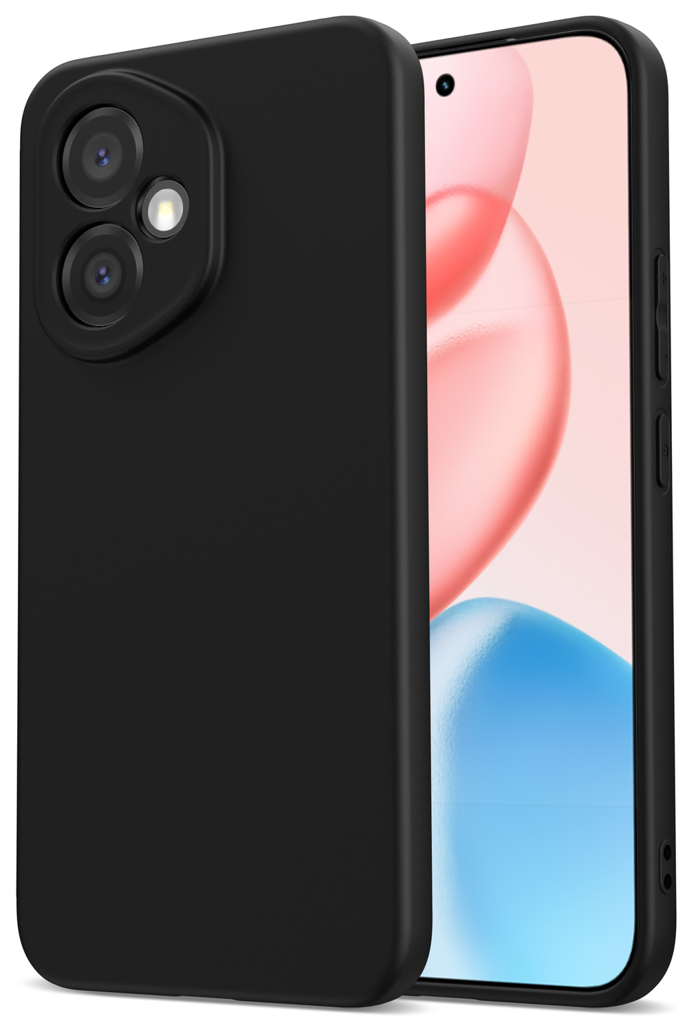 Honor 400 Hoesje Dun TPU Back Cover Matte Zwart afbeelding 1