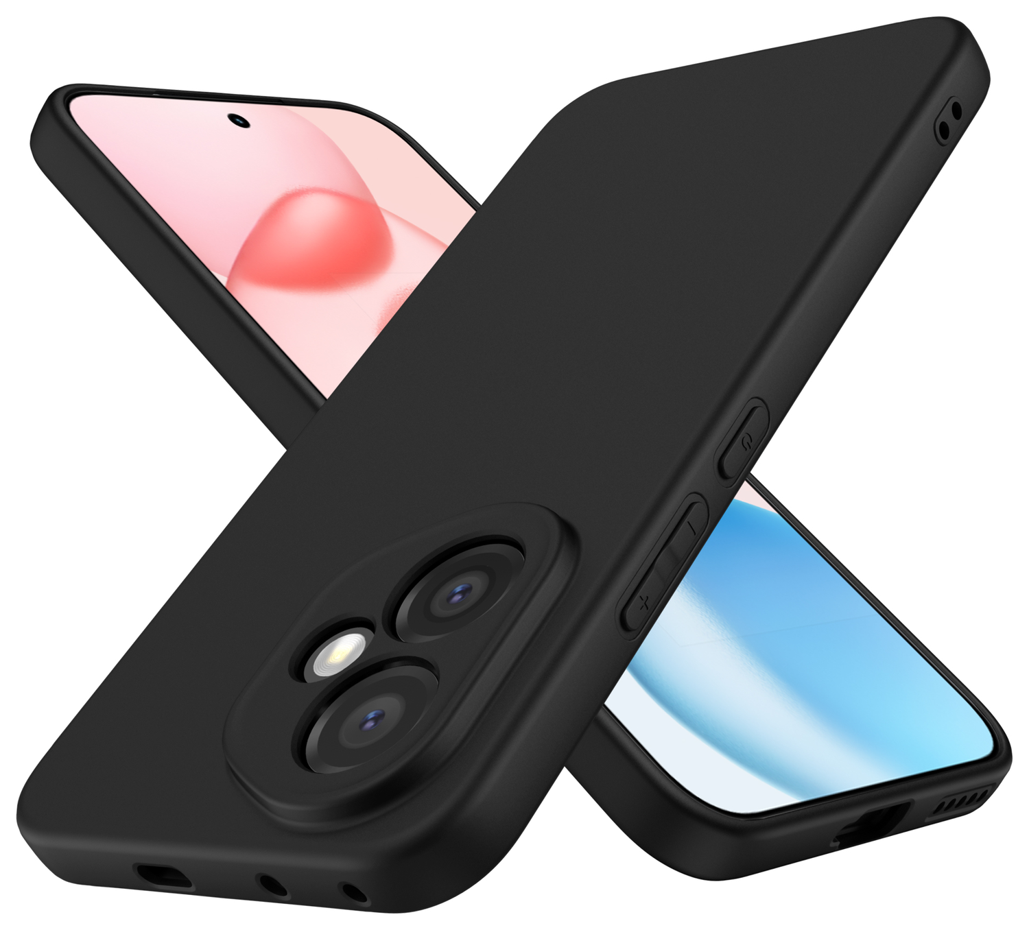 Honor 400 Hoesje Dun TPU Back Cover Matte Zwart afbeelding 2