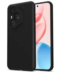 Honor 400 Pro Hoesje Dun TPU Back Cover Matte Zwart afbeelding