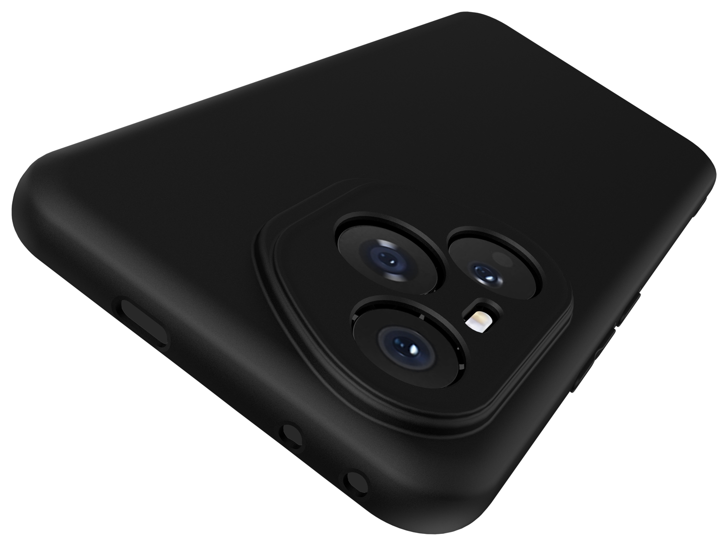 Honor 400 Pro Hoesje Dun TPU Back Cover Matte Zwart afbeelding 5