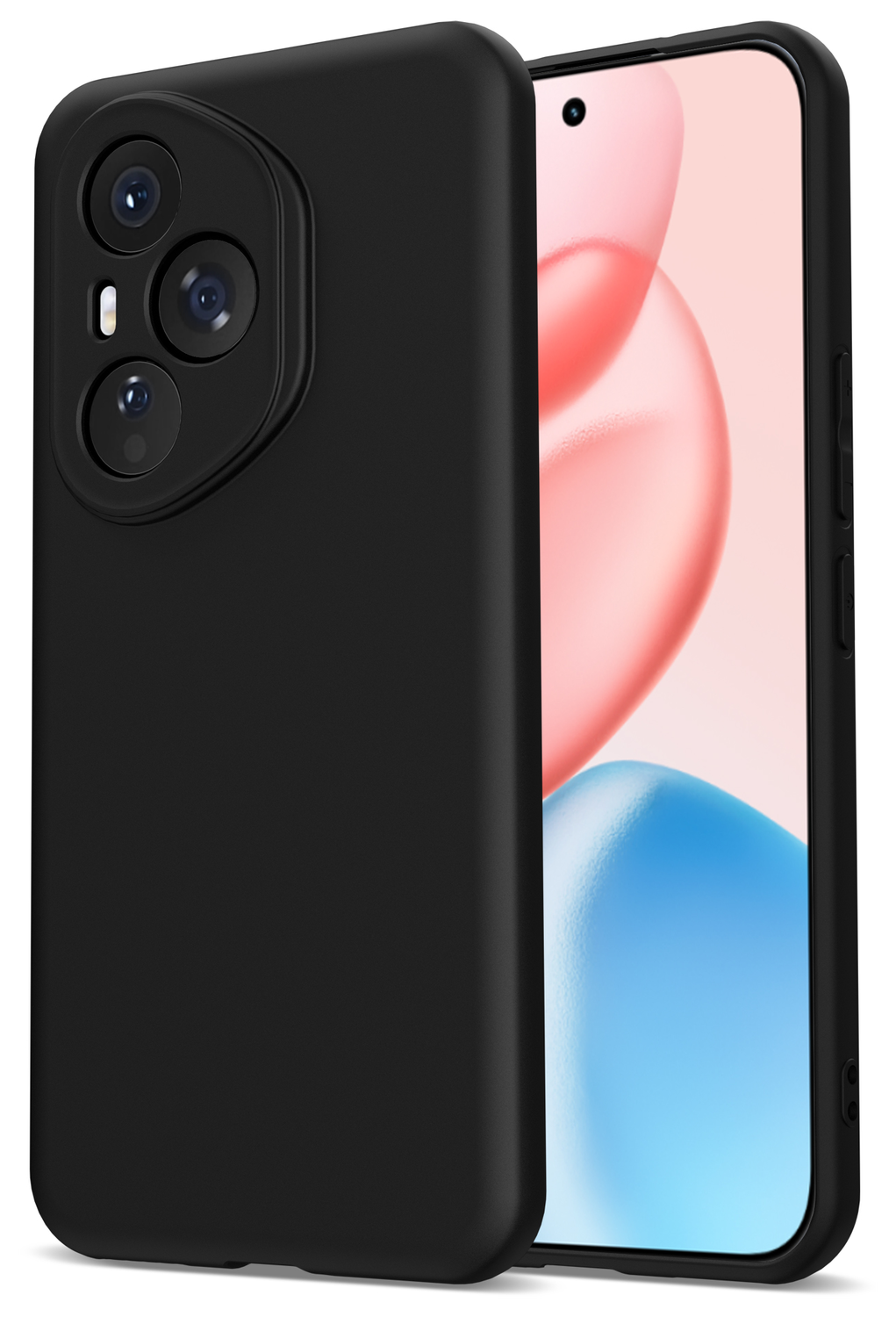 Honor 400 Pro Hoesje Dun TPU Back Cover Matte Zwart afbeelding 1