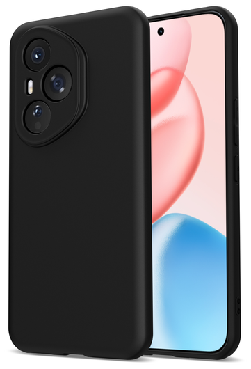 Honor 400 Pro Hoesje Dun TPU Back Cover Matte Zwart afbeelding 1