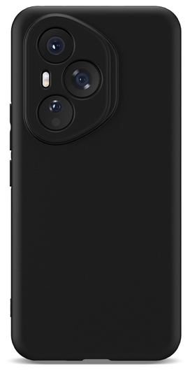 Honor 400 Pro Hoesje Dun TPU Back Cover Matte Zwart afbeelding 3