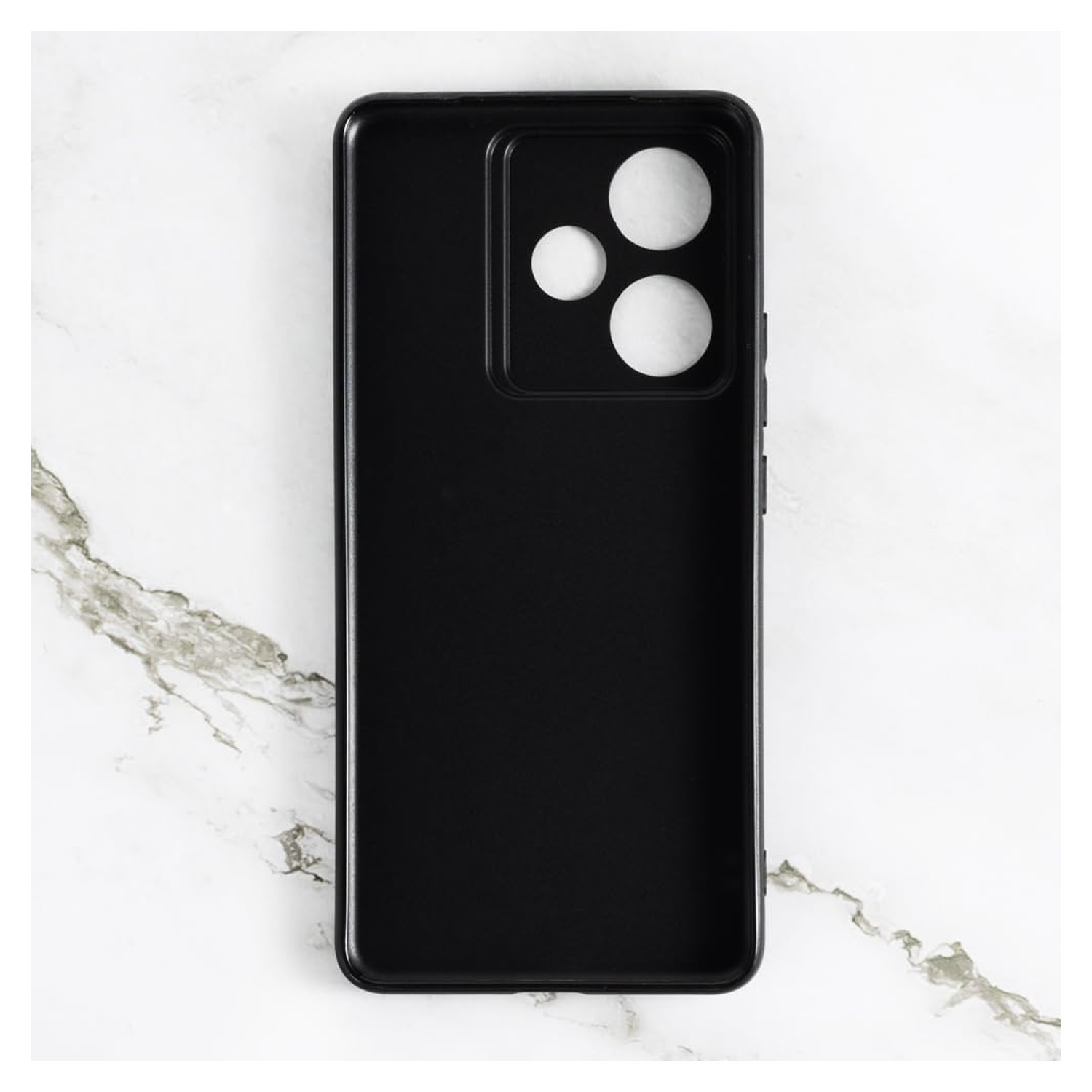 Realme GT 7 Hoesje Dun TPU Back Cover Matte Zwart afbeelding 4