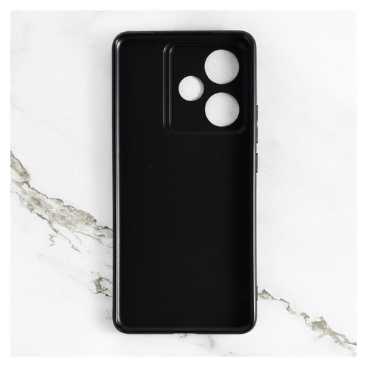 Realme GT 7 Hoesje Dun TPU Back Cover Matte Zwart afbeelding 4