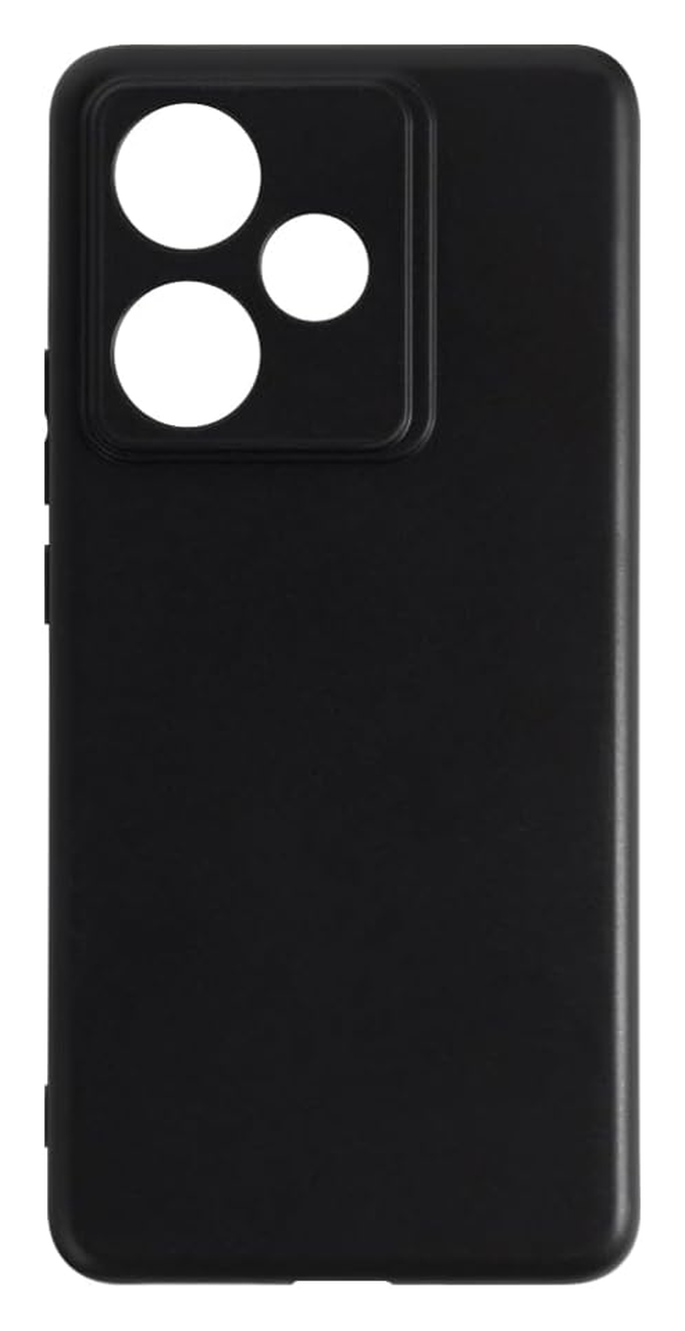Realme GT 7T Hoesje Dun TPU Back Cover Matte Zwart afbeelding 1