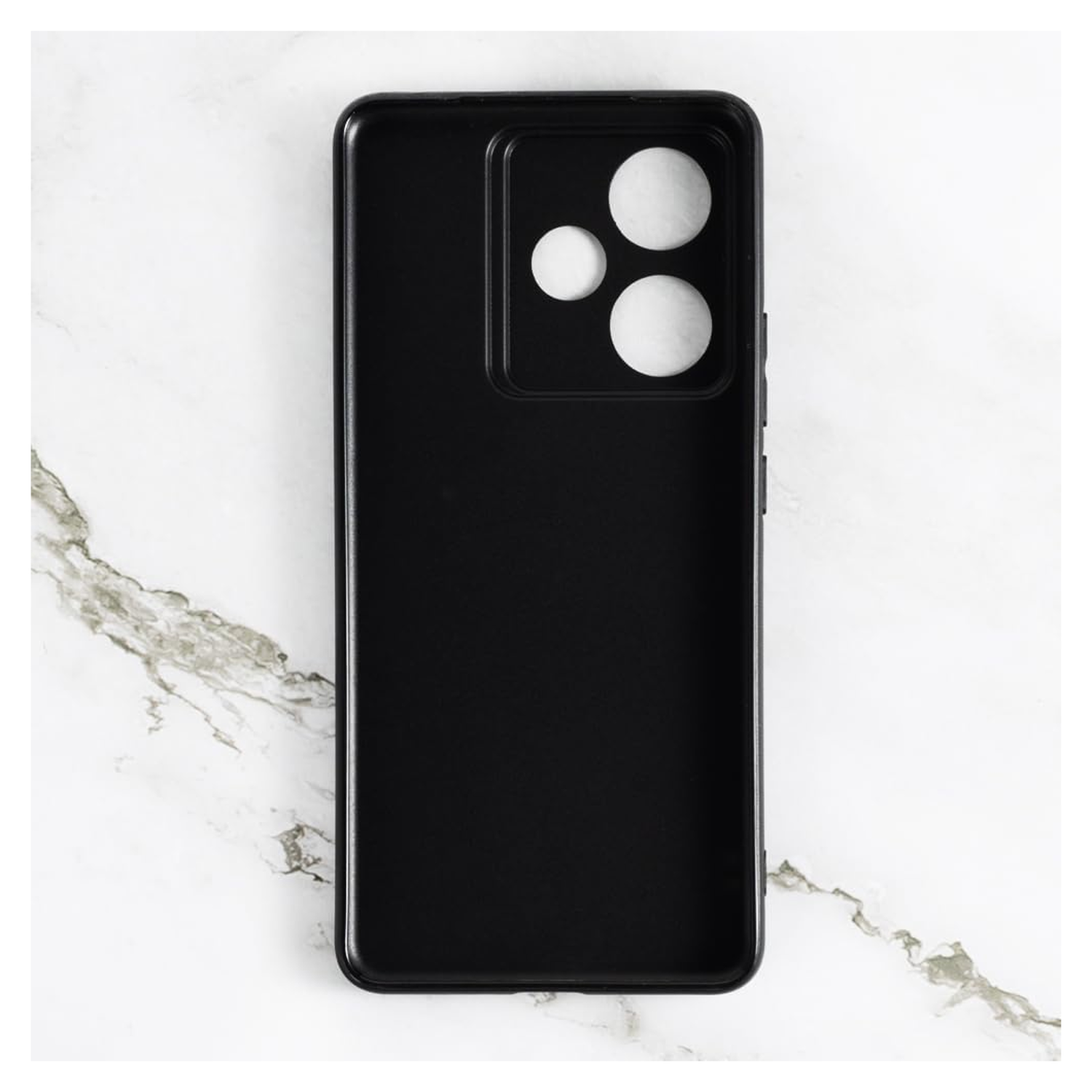 Realme GT 7T Hoesje Dun TPU Back Cover Matte Zwart afbeelding 7
