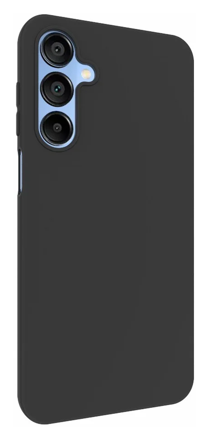 Samsung Galaxy A17 Hoesje Dun TPU Back Cover Matte Zwart afbeelding 4