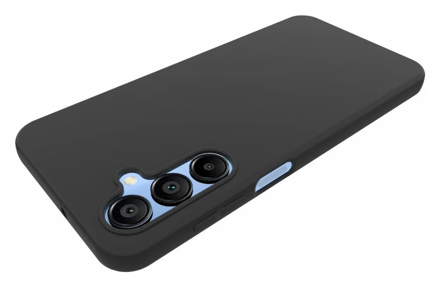 Samsung Galaxy A17 Hoesje Dun TPU Back Cover Matte Zwart afbeelding 6