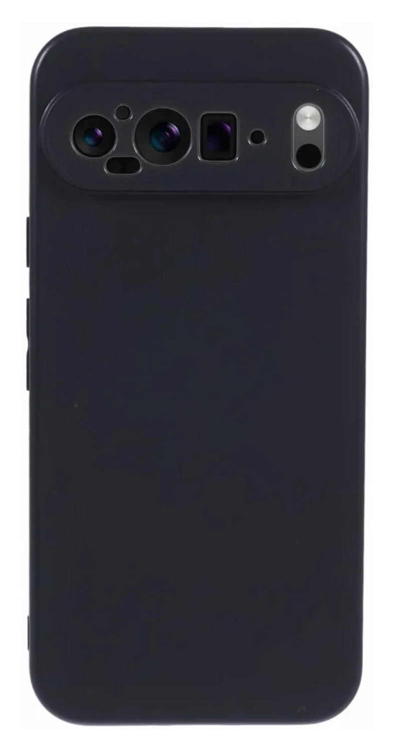 Google Pixel 10 Pro XL Hoesje Dun TPU Back Cover Matte Zwart afbeelding 1