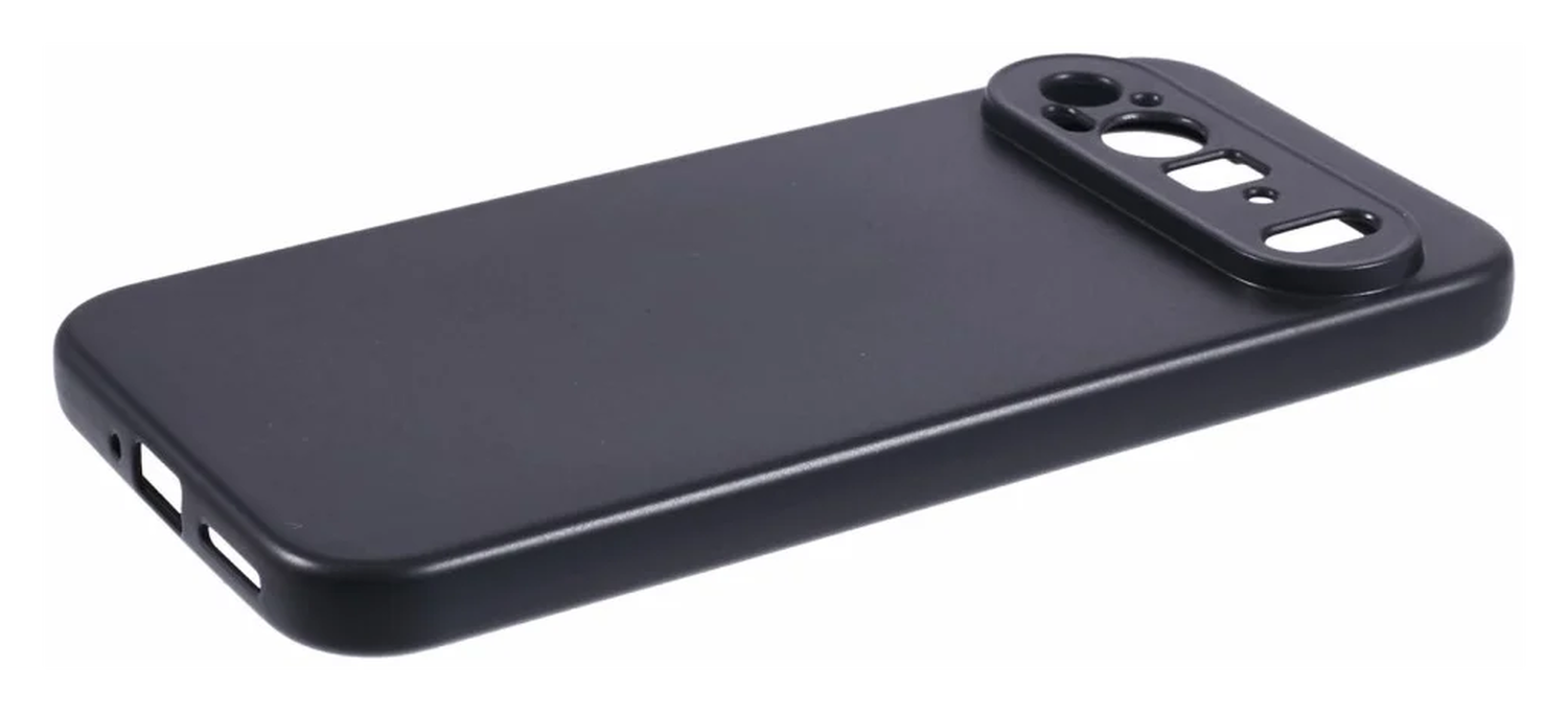 Google Pixel 10 Pro XL Hoesje Dun TPU Back Cover Matte Zwart afbeelding 4