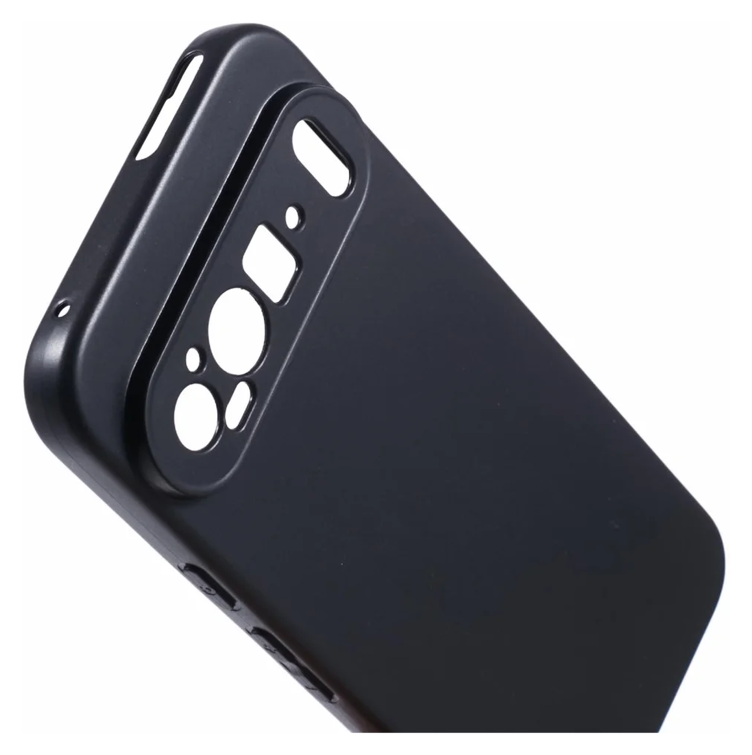 Google Pixel 10 Pro XL Hoesje Dun TPU Back Cover Matte Zwart afbeelding 6