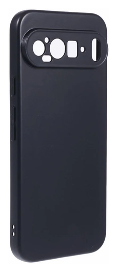 Google Pixel 10 Pro XL Hoesje Dun TPU Back Cover Matte Zwart afbeelding 2