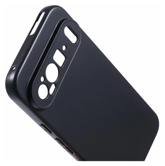 Google Pixel 10 Pro XL Hoesje Dun TPU Back Cover Matte Zwart afbeelding 6