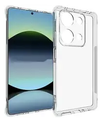 Xiaomi Redmi Note 14S Hoesje Schokbestendig en Dun TPU Back Cover Transparant afbeelding