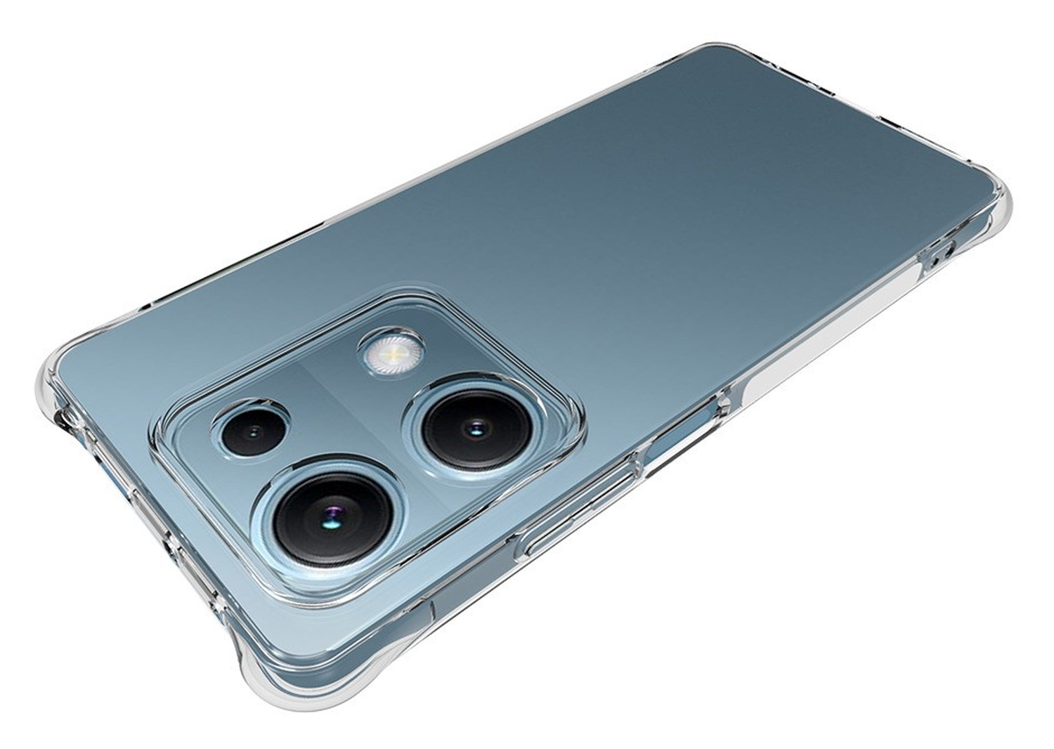 Xiaomi Redmi Note 14S Hoesje Schokbestendig en Dun TPU Back Cover Transparant afbeelding 4