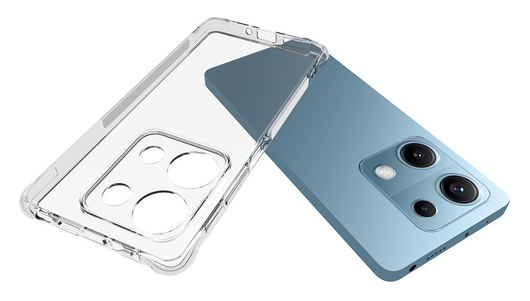 Xiaomi Redmi Note 14S Hoesje Schokbestendig en Dun TPU Back Cover Transparant afbeelding 2