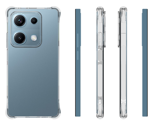 Xiaomi Redmi Note 14S Hoesje Schokbestendig en Dun TPU Back Cover Transparant afbeelding 6