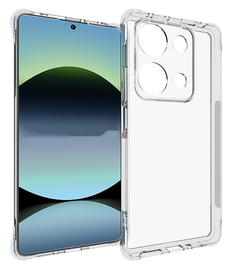 Xiaomi Redmi Note 14S Hoesje Schokbestendig en Dun TPU Back Cover Transparant afbeelding