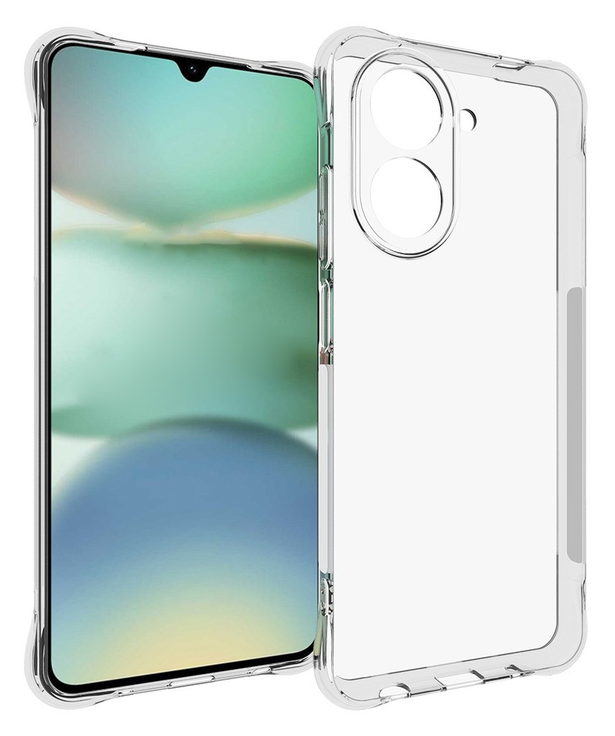 Xiaomi Redmi A5 Hoesje Schokbestendig en Dun TPU Back Cover Transparant afbeelding 1